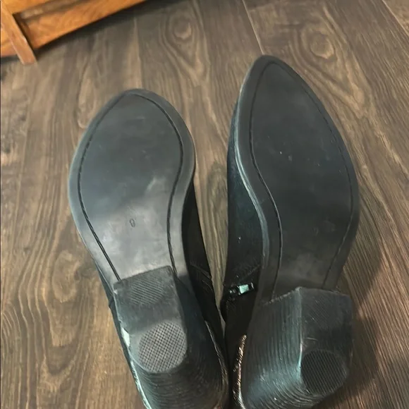 Jeffrey Campbell Black Suede Ankle Booties - Picture 6 of 6